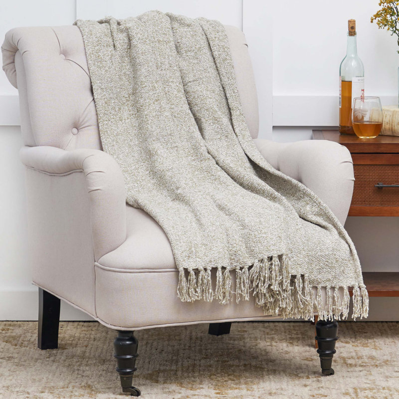 Cozy Sage Throw, Green