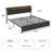 Wasat Upholstered Metal Slat Bed-752538373-752538372