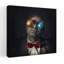 «Quirky Christmas Man», reproduction d'art mural contemporain abstrait-130680451