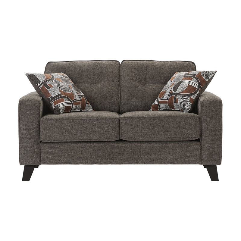 Causeuse Hughes Furniture 23300, Fairlane Hazel, Noisette Fairlane