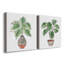 Boho Greenery I - ensemble de 2 peintures-175127676-172721872