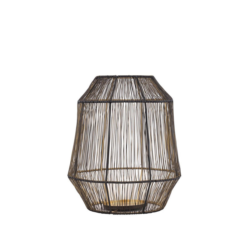 Iron Tealight Holder, Black, 32cm H x 26cm W x 26cm D