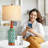 Ceramic USB Table Lamp