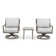 Vishali 2 - Person Patio Conversation Sets with Cushions