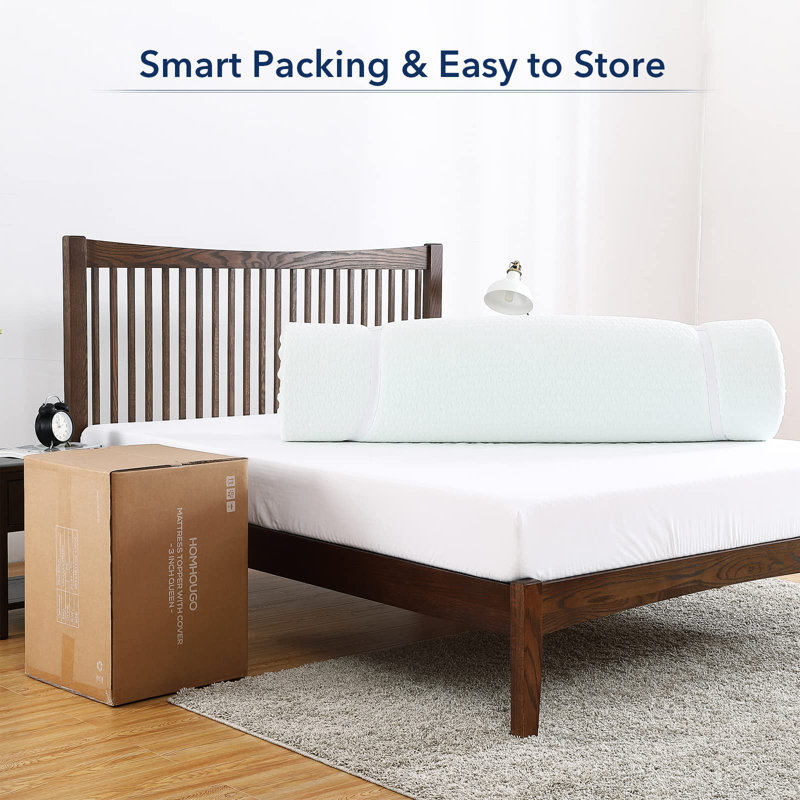 Hinesburg 2'' Memory Foam Mattress Topper, Queen