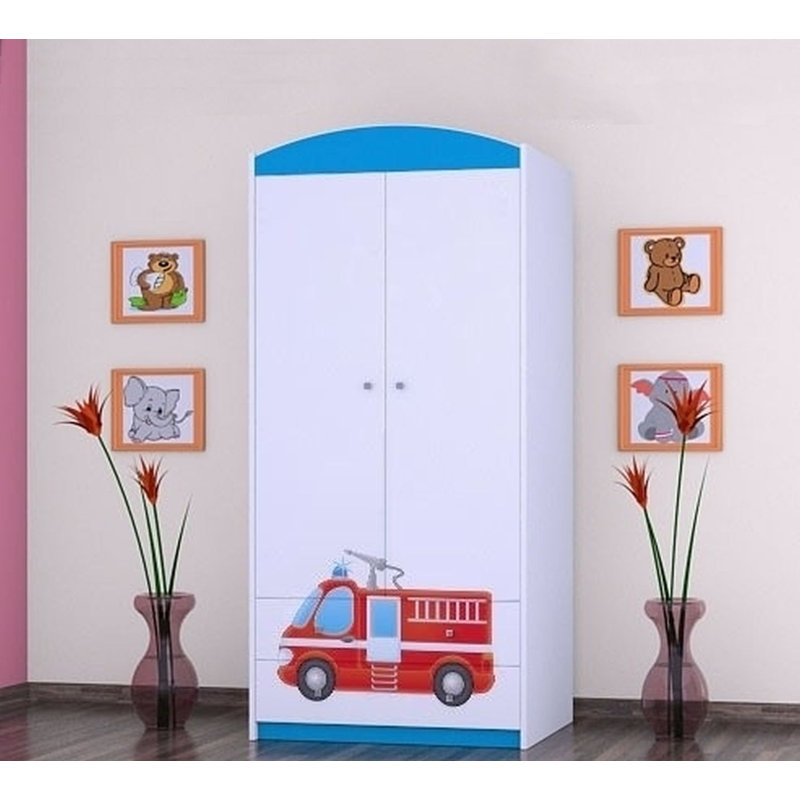 Brenner 2 Door Wardrobe, Blue