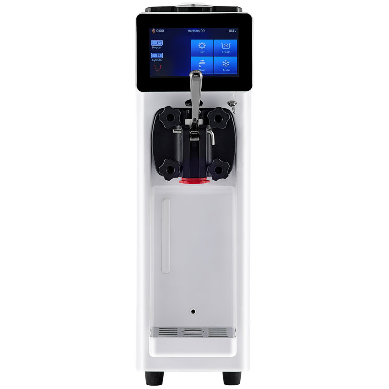 Sorbetière commerciale, rendement de 10 à 20 l / H, machine de service souple de comptoir de 1000 W avec 4,5 L