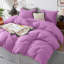 3-Piece Dyed Duvet Cover Set With Pillowcases-115637870-115637874