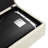 Xara Modern Chenille Pull-Out Ottoman Sleeper Bed with Mattress & Cushioned Armrests