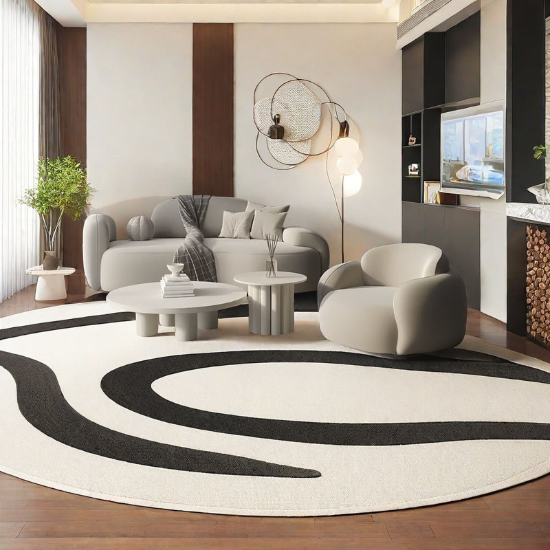 Light luxury curved negotiating sofa