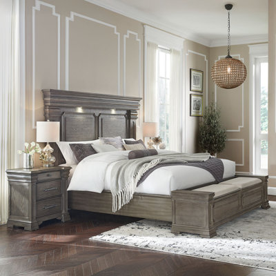 Ensemble de chambre avec grand lit 3 pièces Giesecke