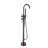 Double Handle Floor Mounted Freestanding Tub Filler with Hand shower-50625665
