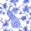 Chinoserie paon blanc - peinture-2030984091-2027277590-2027277595