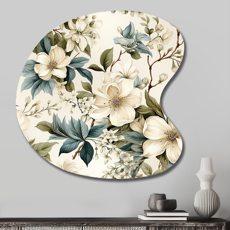 Art mural asymétrique Crofoot - Plantes, H 27 po x l 27 po