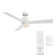 San Francisco 3-Blade Smart Ceiling Fan With Dimmable LED Light Kit and Remote Control Included