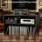 Record Player Stand With Vinyl Storage Cabinet, Modern Media Console For Turntable And Albums, Large Wood Entertainment Center For Living Room And Office