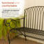 Banc de jardin en acier inoxydable Classic