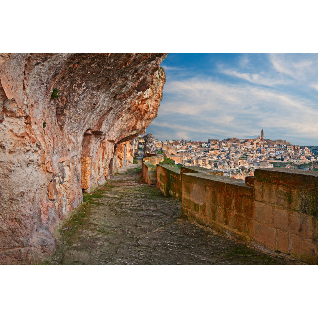 Ancient Cave Houses von Ermess - Leinwandbild