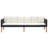 85.8" Wide Teak Rectangle Patio Sofa with Cushions