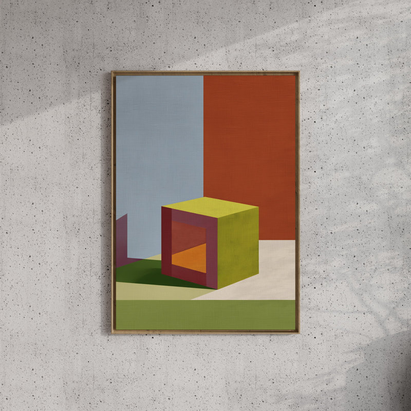 Form and Structure No. 01: Reproduction d'art abstrait géométrique, 30x40 in, White