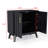 Mid Century Modern Fluted Sideboard Cabinet with Adjustable Shelves & Solid Wood Legs, Buffet Cabinet with Storage-1581392169