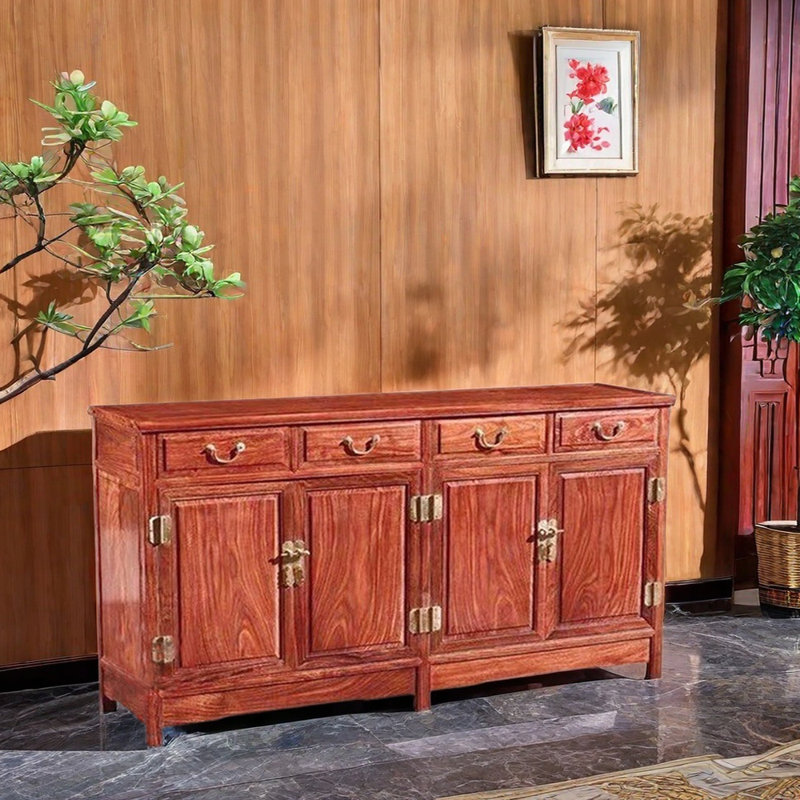 Buffet chinois en bois massif