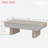 Modern Coffee Table With 2 Fluted Drawers
