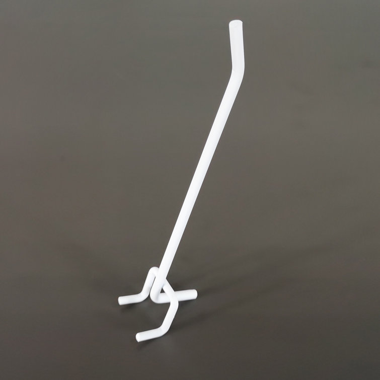 6 Black Pegboard Hook - Black Plastic Pegboard Hooks and Black Plastic  Slatwall Hooks - Slatwall Hook - Nylon Pegboard Hook - Plastic Peg Hook