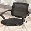 Ensemble de 2 chaises pliantes à dossier en filet avec accoudoirs Bush Business Furniture