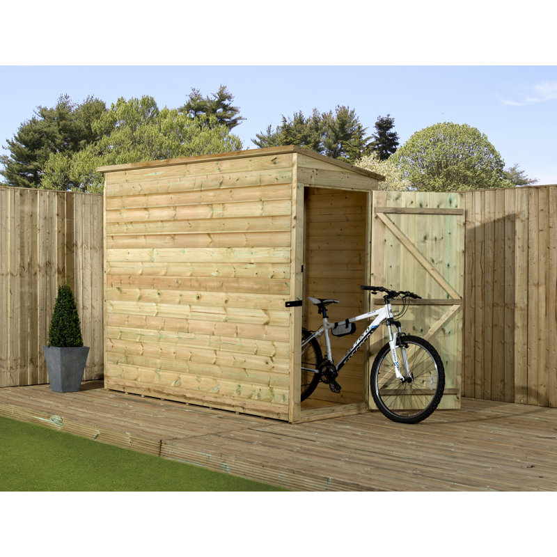 3 Ft. W x 4 Ft. D Shiplap Pent Wooden Shed