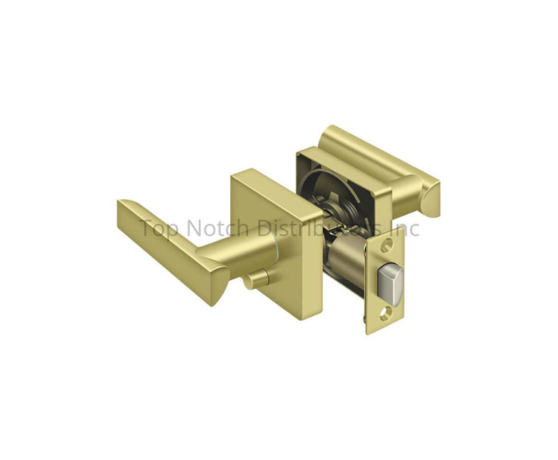 Levier d'intimité Livingston levier droit en laiton poli, Polished Brass