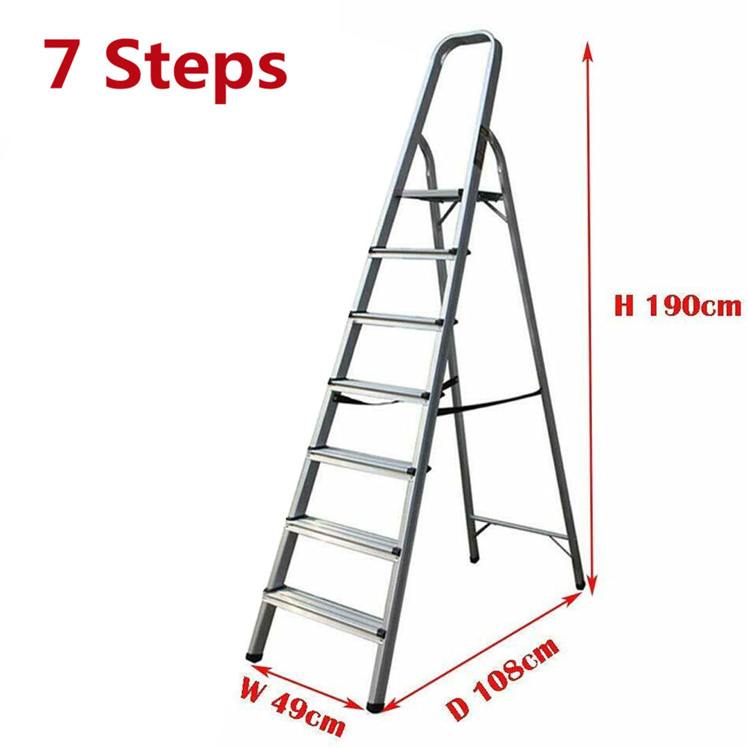 7 - Step Aluminium Lightweight Folding Step Ladder