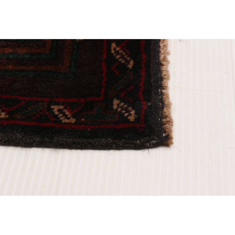 Teimani Black Rug 3'11" x 6'7"