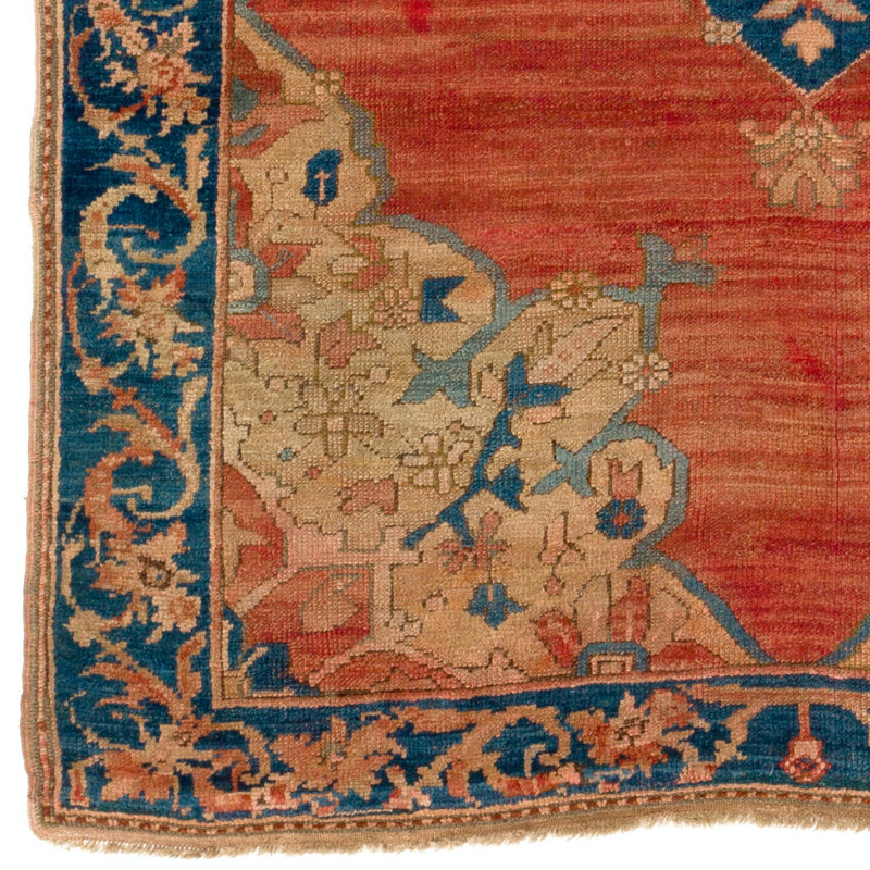 Rare Antique Turkish Magri 'Fethiye' Wool Rug, Ca 1900
