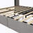 Bed Frame with LED, Wings Headboard Design-519655880-519655887