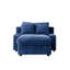 Modern Luxury Sofa Couch For Living Room Quality Corduroy Upholstery Sleeper Sofa Bed Daybed Navy Blue-877952818