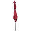 Parasol de patio extérieur de 9 pi x 6 pi - Système de manivelle imperméable et à décoloration, mât en acier à bouton-poussoir inclinable, auvent rectangulaire pour la cour, le jardin et la piscine-1496932499