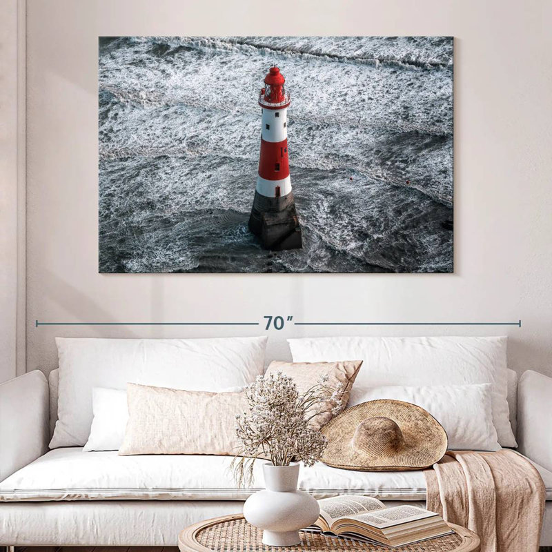 Lilie Beachy Head lighthouse, 34" H x 51" W