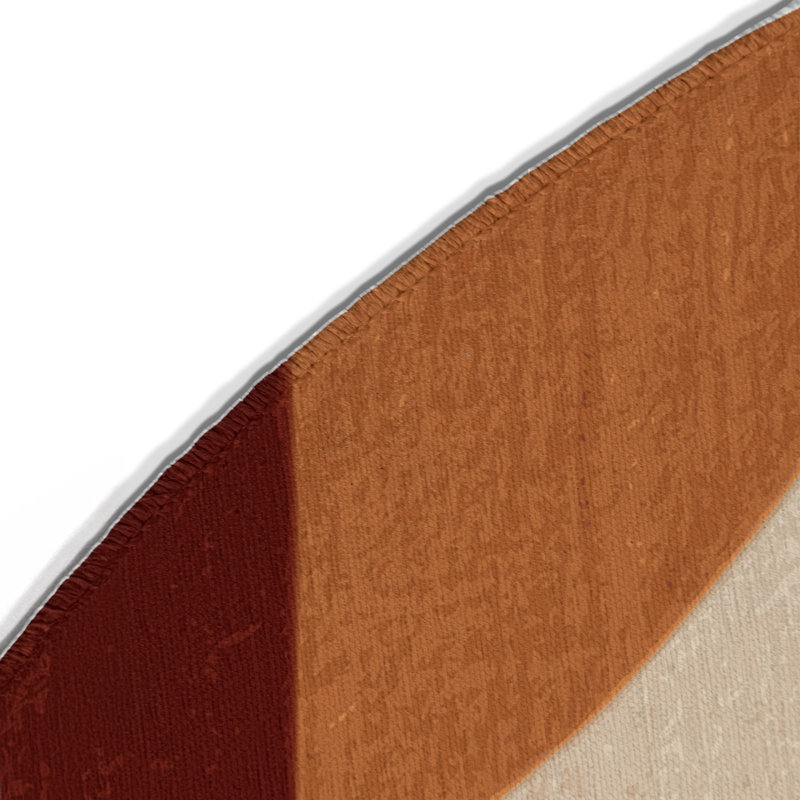 Twilight Ripple Indoor And Outdoor Area Rug, Round 5'