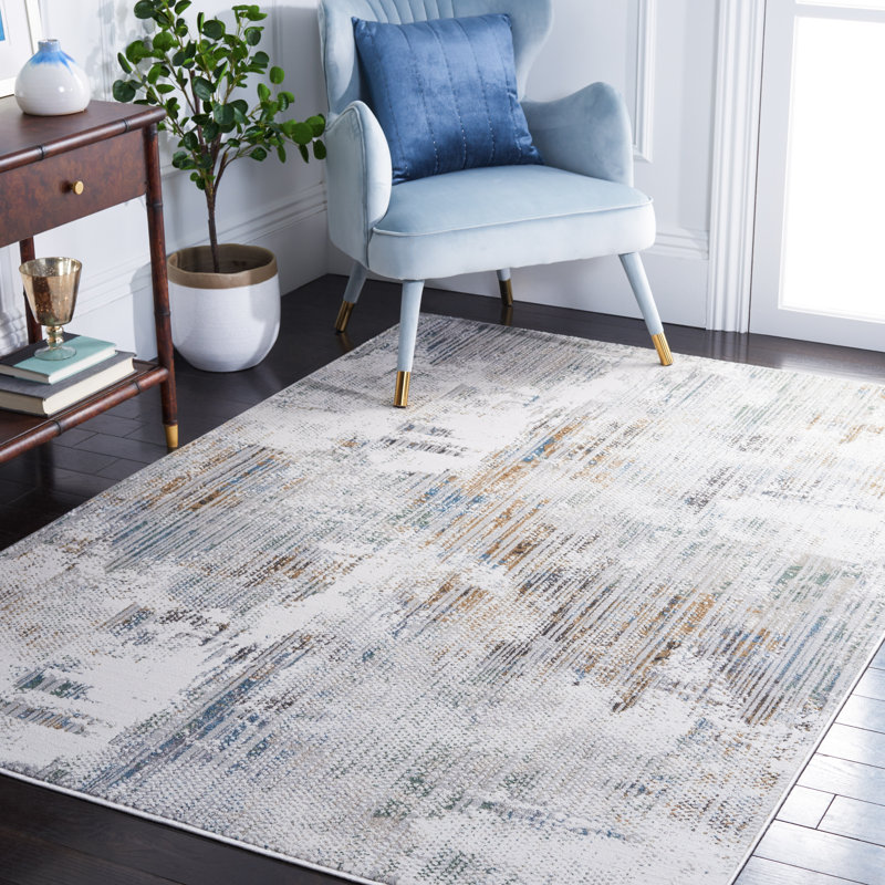 Cesara Air Performance Abstract Rug, Rectangle 5'5" x 7'7"