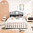 Bed Headboard Storage, Grey - Build To Withstand Daily Use Storage Unit For Enhances Bedroom Decor With Functional Design-551561162