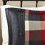 Édredon 7 pièces Red Queen - Buffalo Plaid Style 2 taies décoratives, 3 coussins décoratifs et jupe de lit-130428603-130428604