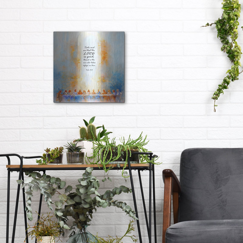 Art mural en métal Luxe, H 12 po x l 12 po