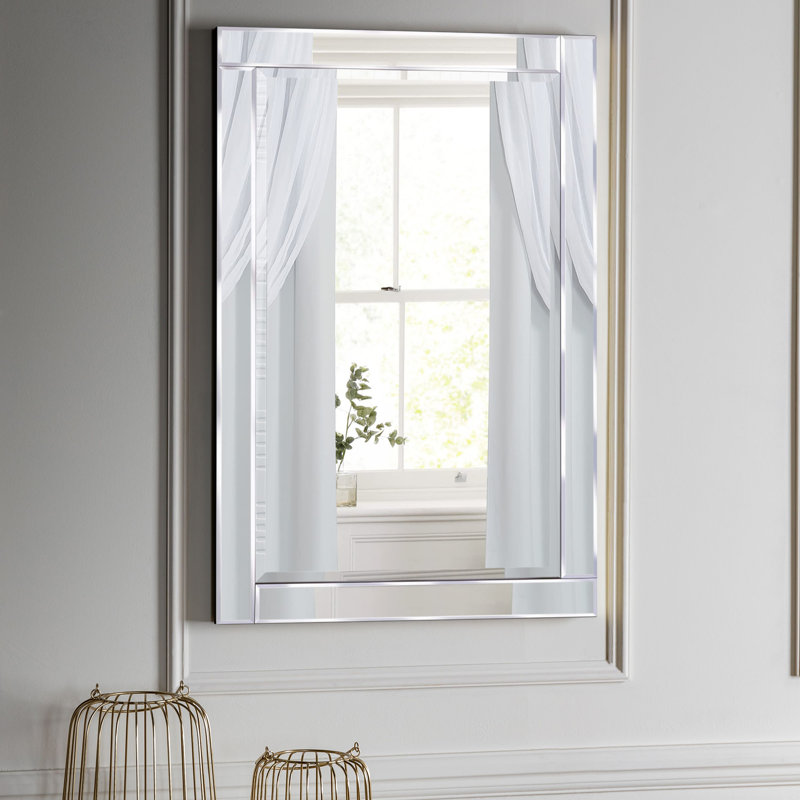 CHLOE Venetian Glass Frame Wall Mirror, 120cm H x 80cm W