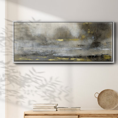 Embellished Gilt Landscape I- Framed Canvas