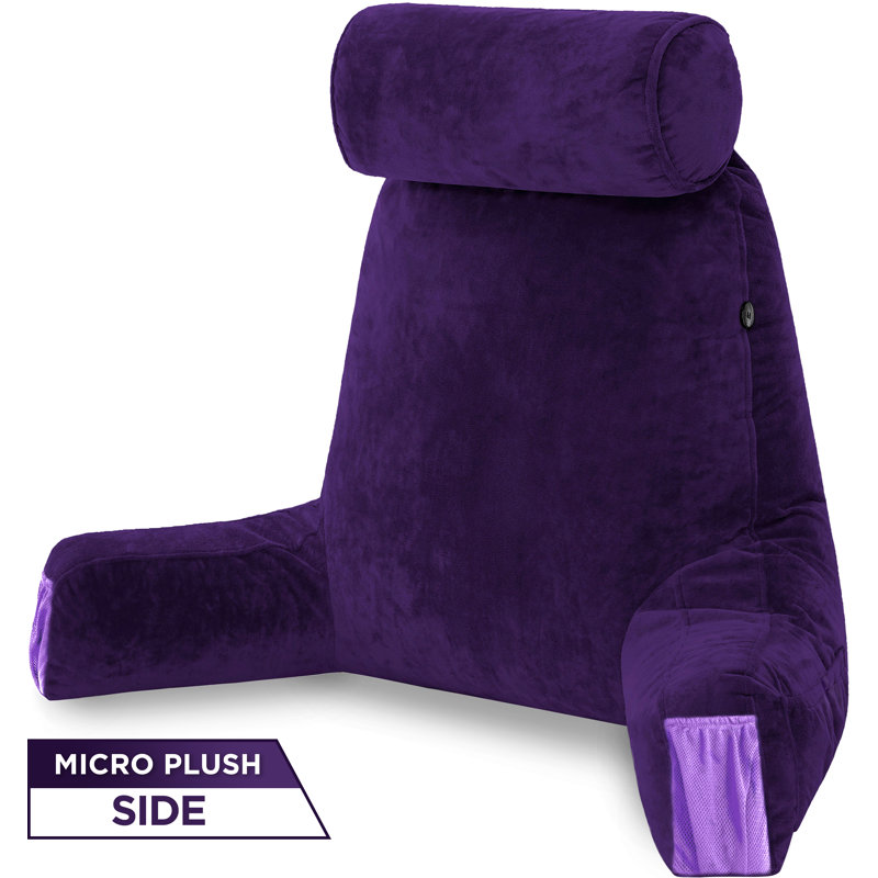 Housse et insert de coussin de lecture et de repos extérieur, Mauve
