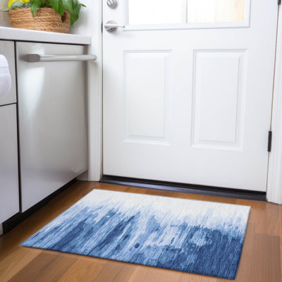 Premium Machine Washable Corum AMF1050 Abstract Rug