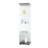 Floor Standing Glass Display Cabinet With 4 Shelves And Door, 64.7"x16.7"x14.3", Black For Apartment Shelves, Standing, Books Decorations