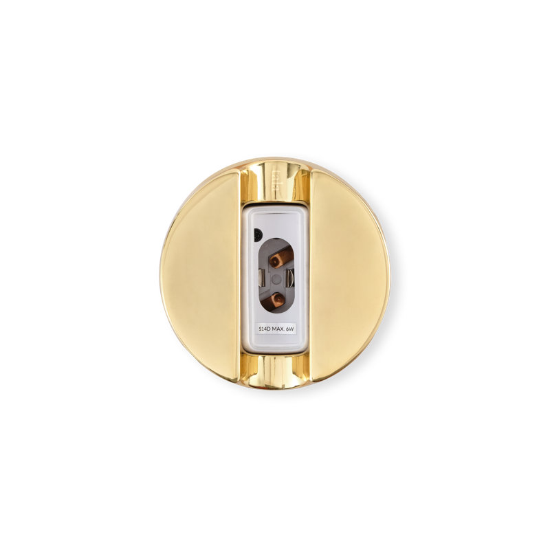 Kilter Wall Light 500Mm Length 2700K Solid Brass
