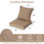Coussins de siège profond 22 po x 22 po x 4,5 po pour l'extérieur / intérieur (ensemble de 1), coussins de siège et de dossier toutes saisons pour mobilier de patio-885196030-886750684